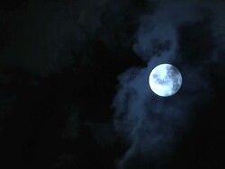 Full Moon Timelapse Stock Footage