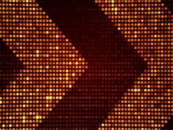 Scrolling Disco Arrow Lights Stock Footage