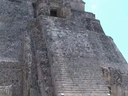 Mexican Ruins at Uxmal Stock Footage