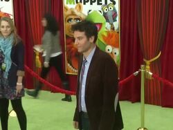 Josh Radnor at the The World Premiere of Walt Disney's 'The Muppets' at Hollywood CA. (Footage by WireImage Video/Getty Images Entertainment Video) Stock Footage