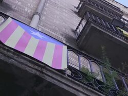 Catalonia Independence Flag Stock Footage