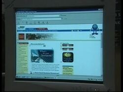 USA: NEW YORK: INTERNET WORLD TRADE SHOW News Clip