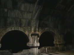 Selim Caravanserai, interior view of the building Stock Footage