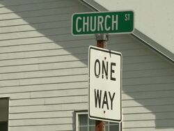 "Wide of colourful mural ""Tribute to Commercial Fishing"" by Tom Missel, corner of 4th Avenue and Church Street, Seward, Kenai Peninsula, Alaska." Stock Footage