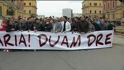 Opposition protesters call for PM Berisha to quit News Clip