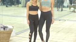 Alessandra Ambrosio trains with Tracy Anderson for the upcoming Victoria's Secret Fashion Show; talks about the brand's new collaboration with Balmain Instructional Video