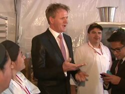 Gordon Ramsay at Elton John AIDS Foundation Presents 21st Annual Academy Awards Viewing Party Stock Footage