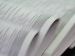 printing of newspapers Stock Footage