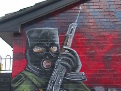 Sectarian murals in Belfast News Clip