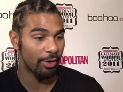 David Haye at Cosmopolitan awards News Clip