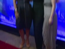 Peggy Fleming, Dorothy Hamill and Michelle Kwan at the 'RISE' New York Premiere at New York NY.  Stock Footage