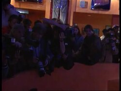 France - Model's Naked Protest Against Fur Trade News Clip