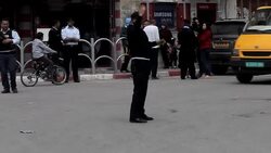 CLEAN : Palestinian police deploy near Jerusalem for first time News Clip