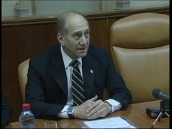 WRAP Olmert rules out contacts with Hamas gov't, adds al Masri News Clip