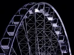 Ferris wheel. Stock Footage