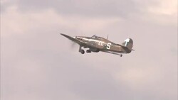 Spitfires and Hurricanes in flypast at Goodwood News Clip