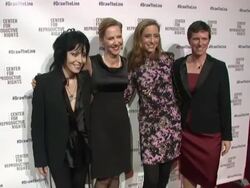 Joan Jett, Nancy Northup, and guests at Center for Reproductive Rights 2013 Gala at Jazz at Lincoln Center Stock Footage