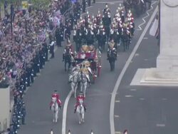 Sky News Royal Wedding Procession Footage News Clip