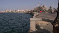 Coastline & Port In Tripoli News Clip