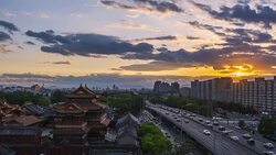 Time Lapse of Beijing, China Stock Footage