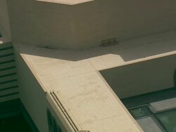 MS AERIAL DS ZI ZO Shot of traditional Islamic architecture / Qatar Stock Footage