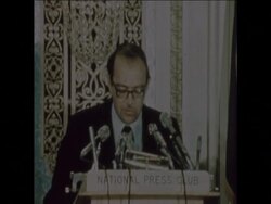 SYND 5 12 75 ISRAELI AMBASSADOR, SIMCHA DINITZ SPEECH News Clip