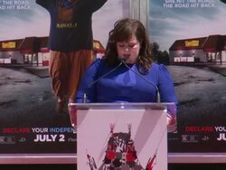 SPEECH - Melissa McCarthy Immortalized With Hand And Footprint Ceremony Stock Footage