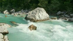 HD: Young Whitewater Kayaker Stock Footage