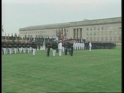 USA: WASHINGTON: SPANISH DEFENCE SECRETARY EDUARDO SERRA VISIT News Clip