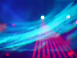 HD Disco Laser Close-up Stock Footage