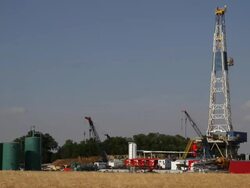Fracking Rig Stock Footage