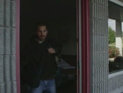 MS Traveling man leaving hotel room / Campton, Kentucky, United States Stock Footage