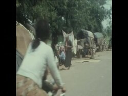 SYND 15-11-73 SCENES OF REFUGEES ON CAMBODIA'S ROUTE 4 News Clip