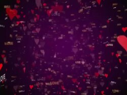 Love and hearts, background. Stock Footage