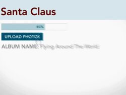Santa Uses Social Media Stock Footage