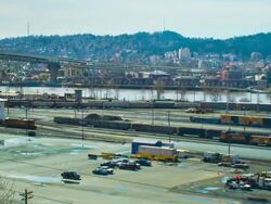 Portland Day Zoom Stock Footage