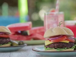 Burger Stock Footage