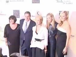 Carolina Herrera, Jaime Tisch at EIF Women's Cancer Research Fund's 16th Annual An Unforgettable Evening Stock Footage