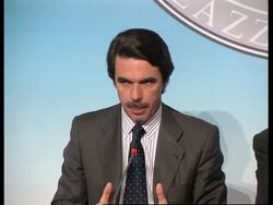 Aznar meets Berlusconi News Clip