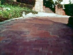 Point of view shot of car driving down Lombard Street in San Francisco Stock Footage