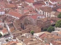 MS AERIAL Shot of St Laurent de La Salanque / Languedoc Roussillon, France Stock Footage