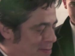 Benicio Del Toro at LACMA in Los Angeles on 11/5/2011  (Footage by WireImage Video/Getty Images Entertainment Video) Stock Footage