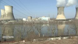 Cooling towers of Three Mile Island nuclear plant News Clip