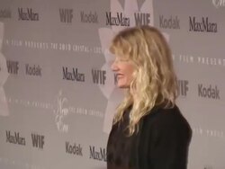 Laura Dern at the 2010 Women In Film Crystal & Lucy Awards: A New Era at Los Angeles CA. (Footage by WireImage Video/GettyImages) Stock Footage