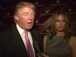 Qatar Airways Hosts Gala Event to Celebrate Inaugural Flights to NYC Stock Footage