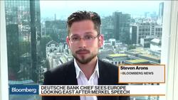 Deutsche Bank CEO Sees Europe Pivot East on Merkel News Clip