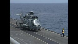 HMS Illustrious Aircraft Carrier Stockshots News Clip