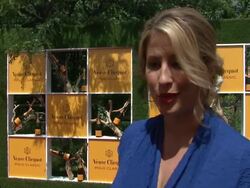 INTERVIEW: Christine Kaculis talks about the charity selection at The Fifth Annual Veuve Clicquot Polo Classic Stock Footage