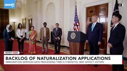 Naturalization Application Backlog May Keep Immigrants From Voting News Clip