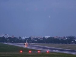 Plane takeoff Stock Footage
